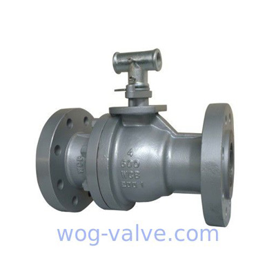 A216WCB Flanged Floating Type Ball Valve Two Pieces ANSI 150LB Locking Device