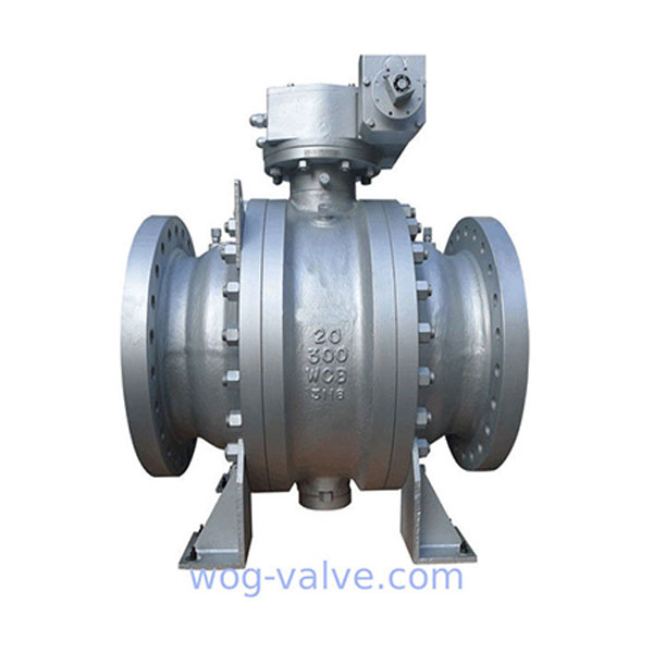 Carbon Steel WCB Trunnion Mounted Ball Valve Flange Ends 20 Inch Ball Valve