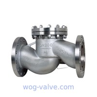 Din 3356 Stainless steel lift piston check valve,1.4408 body,dn200 flanged to pn40