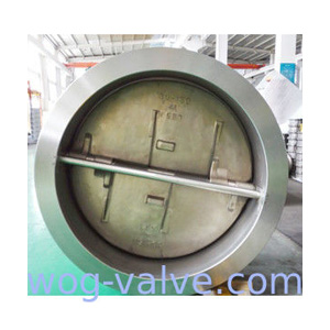 API 594 30 Inch Double Disc Check Valve A890 4A 150# DN750 Integral Seat