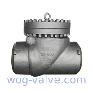 28 inch Cast Steel Check Valve BS 1868 ASTM A217 C12A CL600 BW Ends