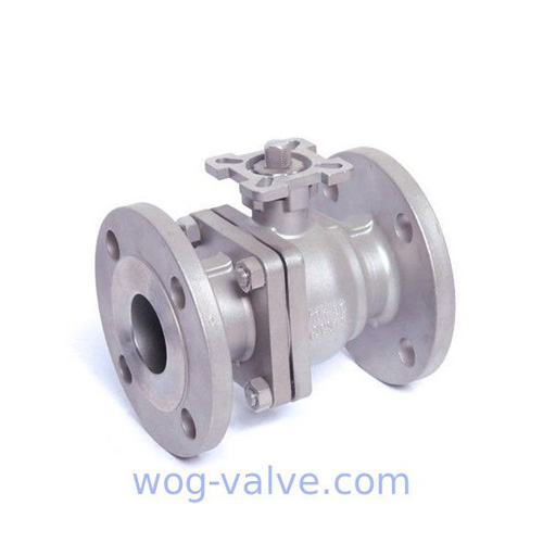 Professional Stainless Steel Langed Ball Valve ISO5211 Direct Mounting Pad