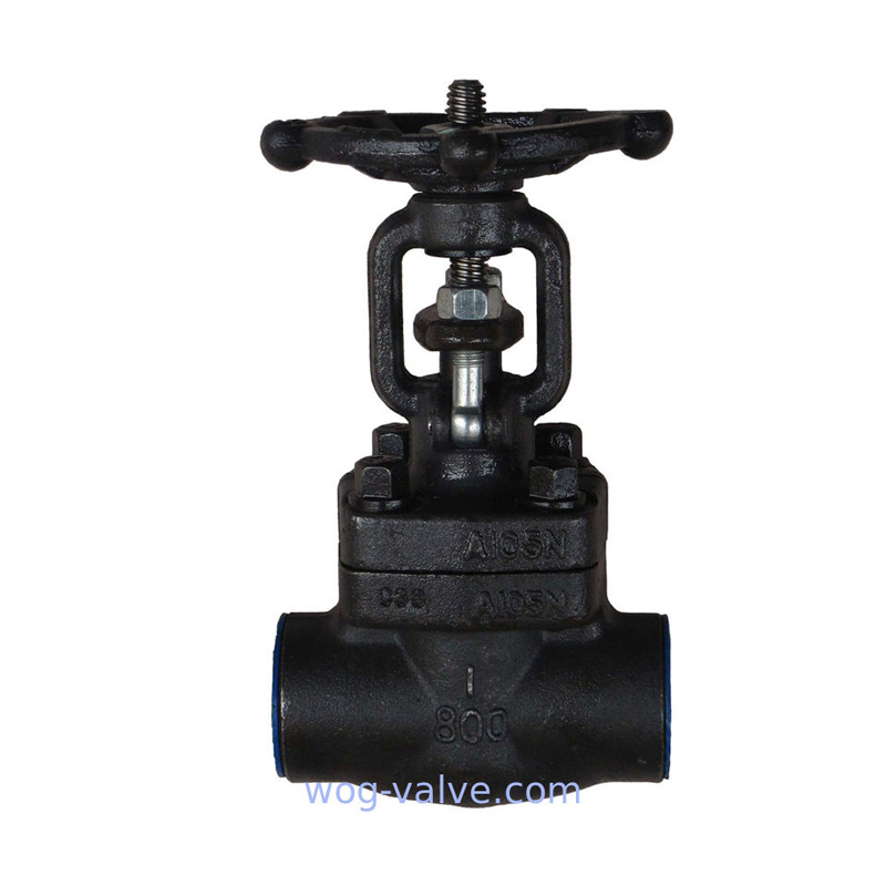 Forged Carbon Steel astm a105n,bolted bonnet,api602,npt threaded,class 800,globe valve